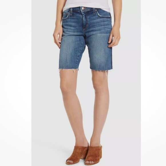 Joe’s Jeans 26 (4) HI(rise) HONEY Curvy Bermuda Denim Women’s Jeans Shorts - Picture 1 of 10